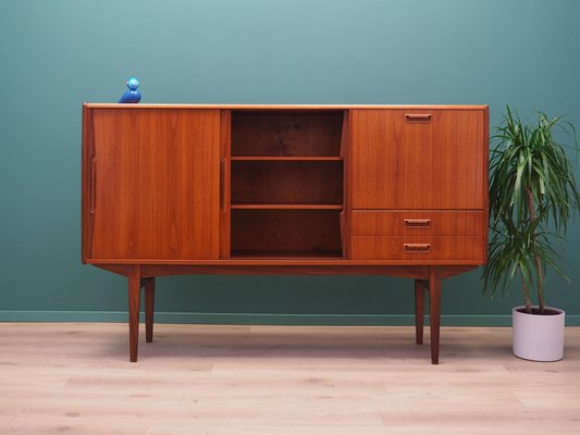 Danish Teak Highboard, 1960s-VND-2015983