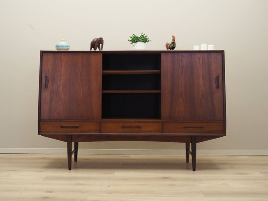 Danish Teak Highboard, 1960s-VND-1811061