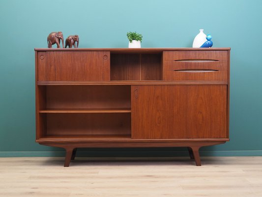 Danish Teak Highboard, 1960s-VND-1784252