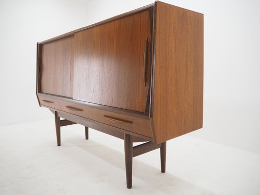 Danish Teak Highboard, 1960s-TZ-900503