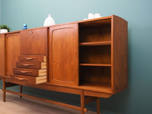 Danish Teak Highboard, 1960s-VND-1162035