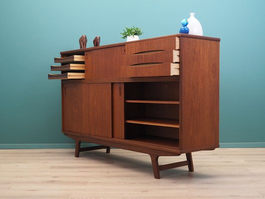 Danish Teak Highboard, 1960s-VND-1784252