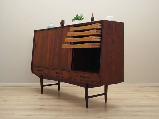 Danish Teak Highboard, 1960s-VND-1811061