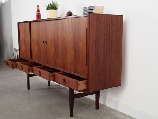 Danish Teak Highboard, 1960s-VND-1306499