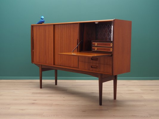 Danish Teak Highboard, 1960s-VND-2015983