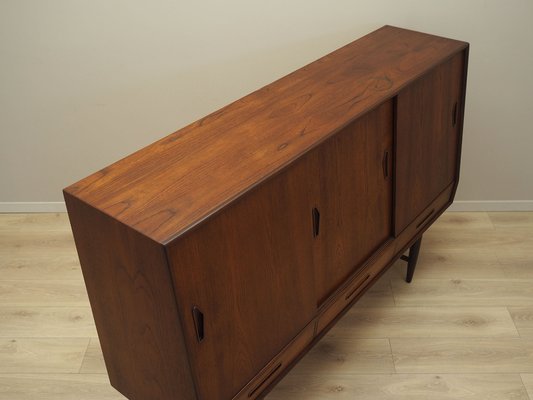 Danish Teak Highboard, 1960s-VND-1811061