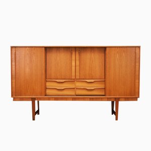 Danish Teak Highboard, 1960s-VND-2015973