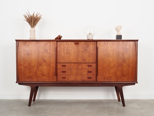 Danish Teak Highboard, 1970s-VND-1401093