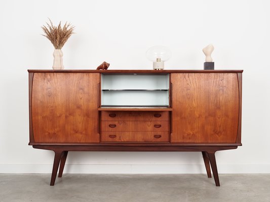 Danish Teak Highboard, 1970s-VND-1401093