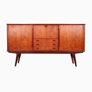 Danish Teak Highboard, 1970s-VND-1401093