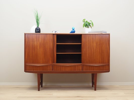 Danish Teak Highboard by E.W. Bach for Sejling Skabe, 1960s-VND-1788200