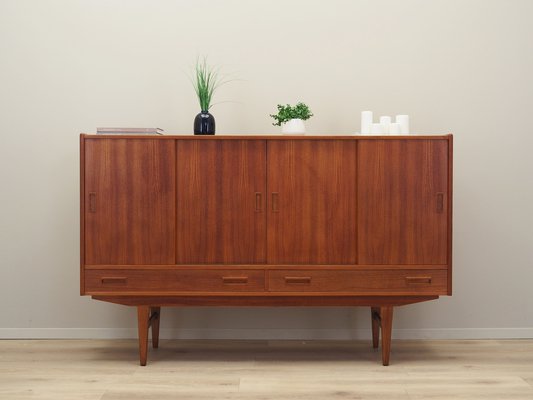 Danish Teak Highboard from Børge Dam, 1970s-VND-1790344