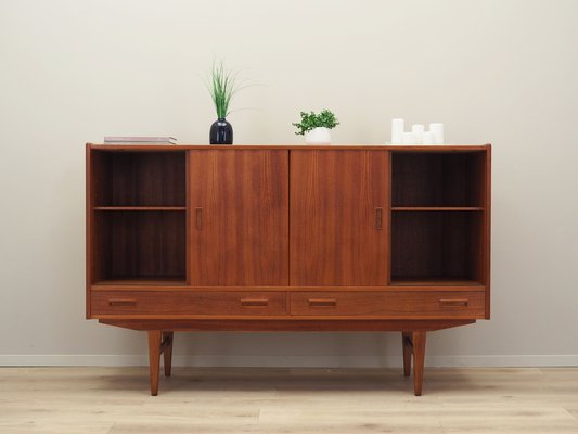 Danish Teak Highboard from Børge Dam, 1970s-VND-1790344