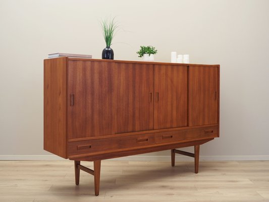 Danish Teak Highboard from Børge Dam, 1970s-VND-1790344