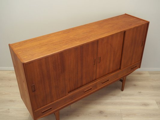 Danish Teak Highboard from Børge Dam, 1970s-VND-1790344