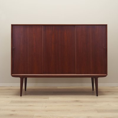 Danish Teak Highboard from Omann Jun, 1970s-VND-1806166