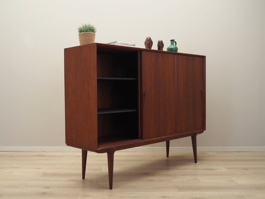 Danish Teak Highboard from Omann Jun, 1970s-VND-1806166