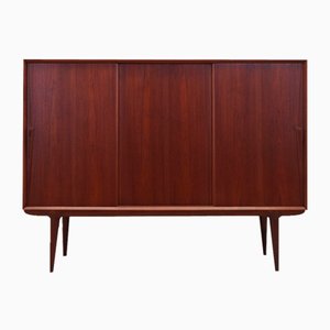 Danish Teak Highboard from Omann Jun, 1970s-VND-1806166