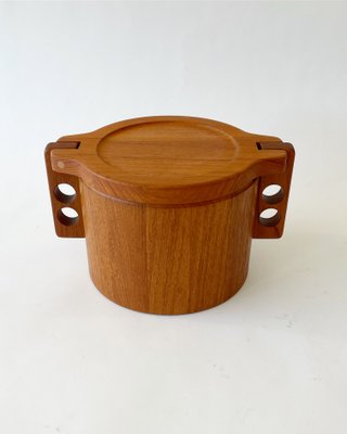 Danish Teak Ice Bucket by Birgit Krogh for Woodline, 1970s-SFW-1430840