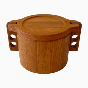 Danish Teak Ice Bucket by Birgit Krogh for Woodline, 1970s-SFW-1430840