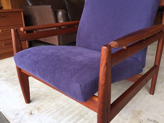 Danish Teak Lounge Chair, 1950s-WSA-831242