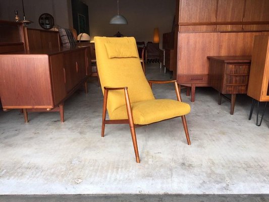 Danish Teak Lounge Chair by Hartmut Lohmeyer, 1950s-WSA-831405