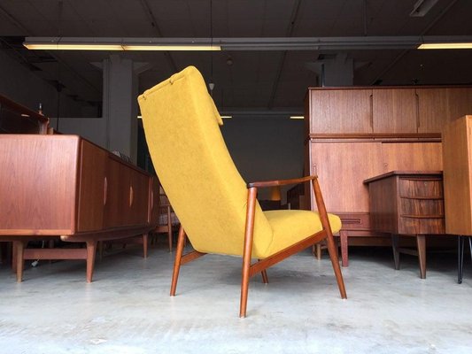 Danish Teak Lounge Chair by Hartmut Lohmeyer, 1950s-WSA-831405