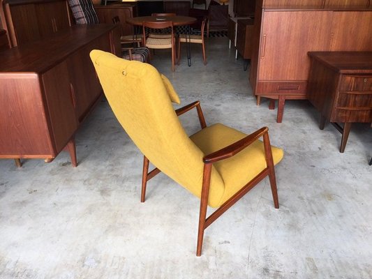 Danish Teak Lounge Chair by Hartmut Lohmeyer, 1950s-WSA-831405