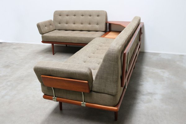 Danish Teak Minerva Sofa Set by Peter Hvidt & Orla Molgaard Nielsen for France & Søn / France & Daverkosen, 1950s, Set of 4-WIP-2041063