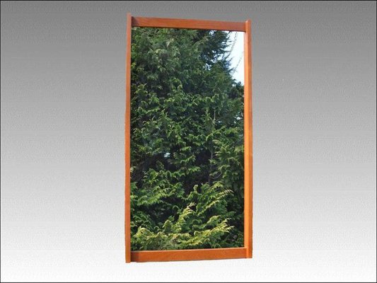 Danish Teak Mirror attributed to Aksel Kjersgaard, 1960s-VVO-1974187