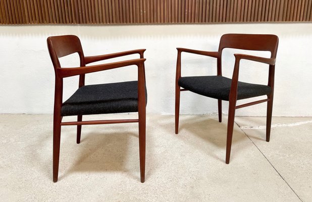 Danish Teak Model 56 Chairs by Niels O. Møller for J.l. Møllers, 1954, Set of 4-JP-1086840