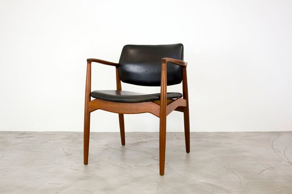 Danish Teak Model 67 Captains Chair attributed to Erik Buch for Orum Møbelfabrik, 1960s-VAB-1377488