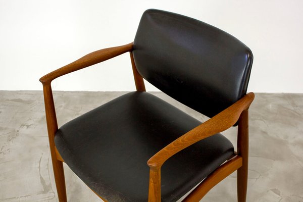 Danish Teak Model 67 Captains Chair attributed to Erik Buch for Orum Møbelfabrik, 1960s-VAB-1377488