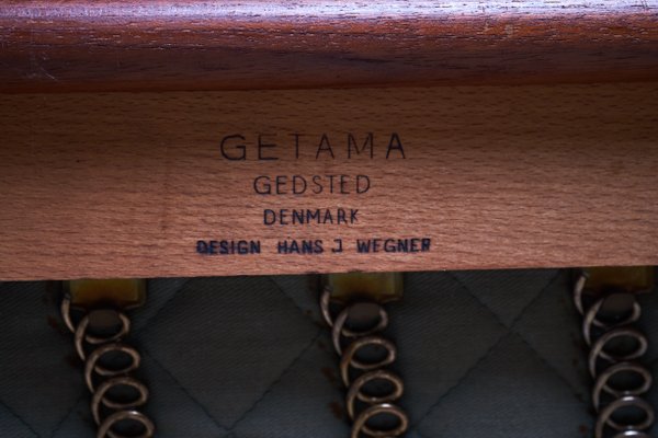 Danish Teak Model GE320 Armchair by Hans J. Wegner for Getama, 1960s-ZGQ-575209