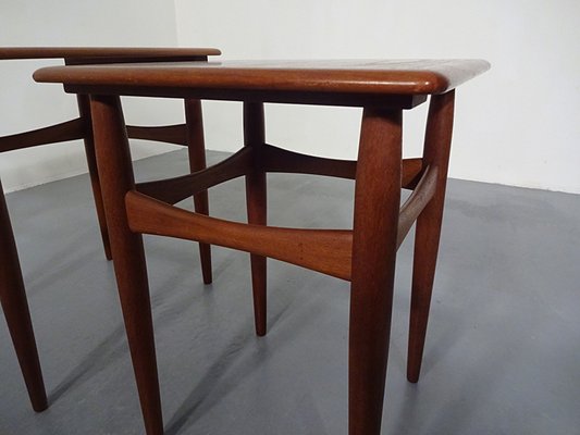 Danish Teak Nesting Tables, 1960s, Set of 2-RDW-609247