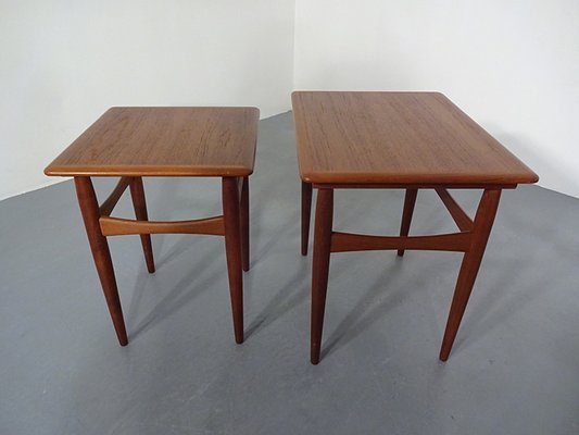 Danish Teak Nesting Tables, 1960s, Set of 2-RDW-609247