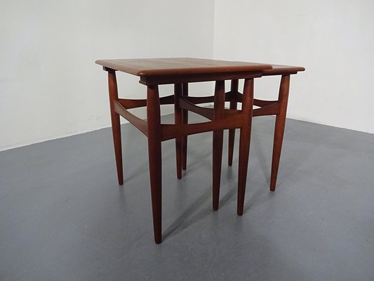 Danish Teak Nesting Tables, 1960s, Set of 2-RDW-609247