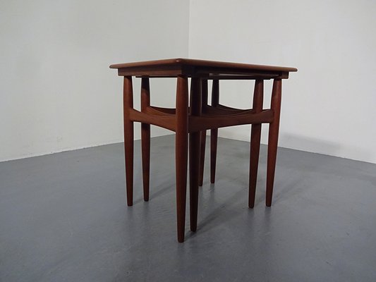 Danish Teak Nesting Tables, 1960s, Set of 2-RDW-609247