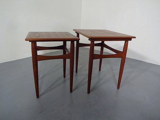 Danish Teak Nesting Tables, 1960s, Set of 2-RDW-609247