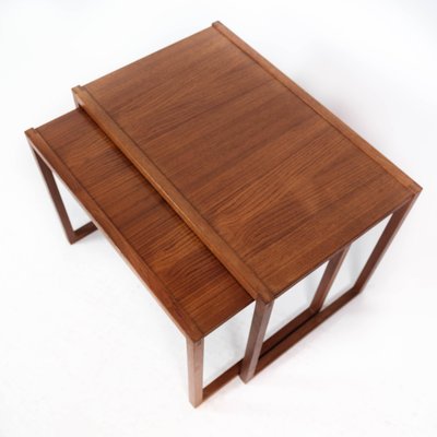 Danish Teak Nesting Tables, 1960s, Set of 2-UY-1000671