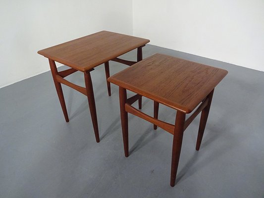 Danish Teak Nesting Tables, 1960s, Set of 2-RDW-609247