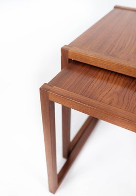 Danish Teak Nesting Tables, 1960s, Set of 2-UY-1000671