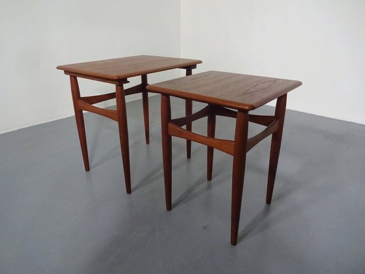 Danish Teak Nesting Tables, 1960s, Set of 2-RDW-609247