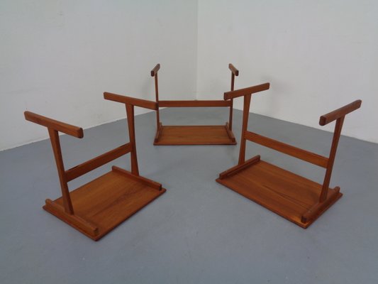 Danish Teak Nesting Tables, 1960s, Set of 3-RDW-833730