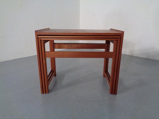 Danish Teak Nesting Tables, 1960s, Set of 3-RDW-796734