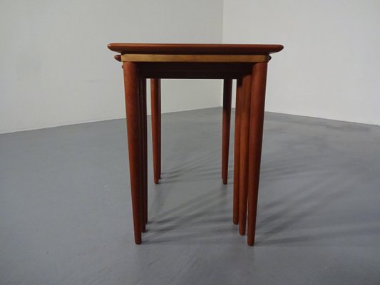 Danish Teak Nesting Tables, 1960s, Set of 3-RDW-619972