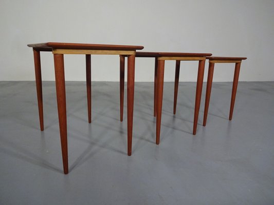 Danish Teak Nesting Tables, 1960s, Set of 3-RDW-619972