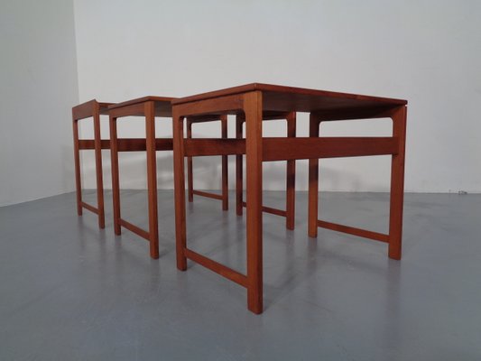 Danish Teak Nesting Tables, 1960s, Set of 3-RDW-796734