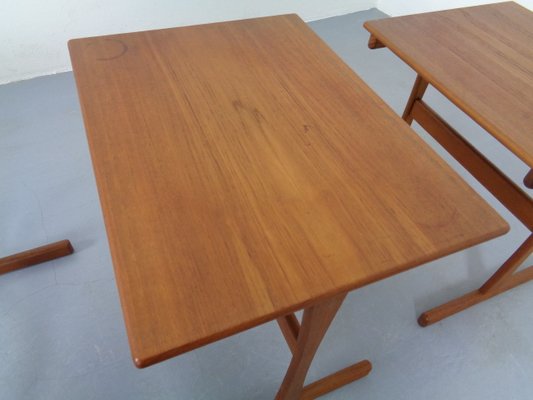 Danish Teak Nesting Tables, 1960s, Set of 3-RDW-833730