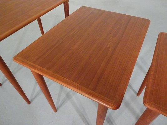 Danish Teak Nesting Tables, 1960s, Set of 3-RDW-619972